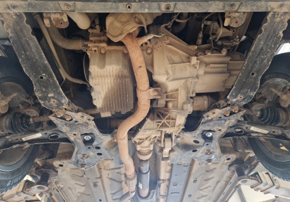 Acél motor, sebességváltó, hűtő, első lökhárító védőlemez Fiat Panda 4x2