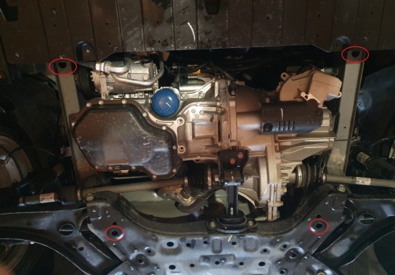 Acél motor, kapcsolószekrény, hűtő védőlemez Hyundai i10