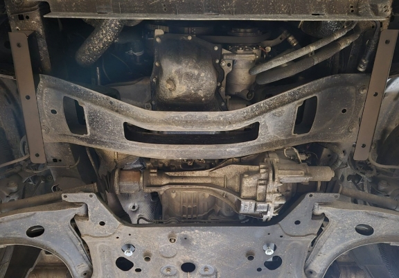 Alumínium motor, sebességváltó, hűtő, első lökhárító védőlemez Ford Transit 4x4