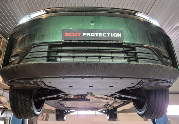 Acél motor, sebbeségváltó, hütő, első lökhárító védőlemez Leapmotor C10