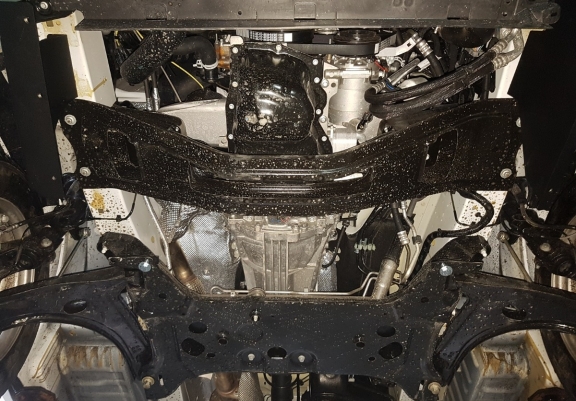 Acél motor, kapcsolószekrény védőlemez Ford Transit Custom