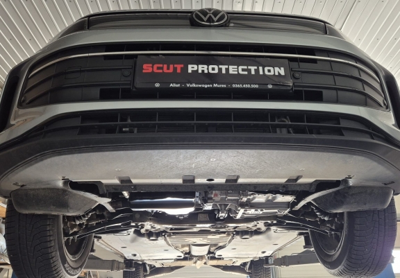 Alumínium motor, sebességváltó, hűtő, első lökhárító védőlemez VW Tiguan