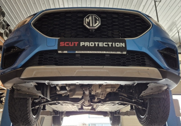 Acél motor, kapcsolószekrény, hütő védőlemez MG ZS
