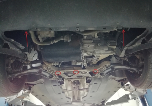 Acél motor, sebességváltó, hűtő, első lökhárító védőlemez Skoda Kodiaq