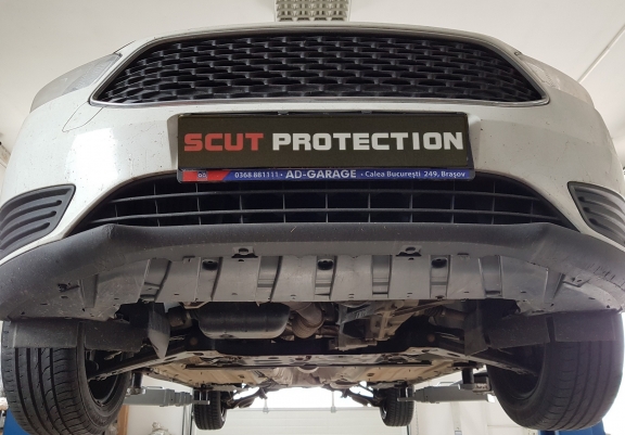 Aluminium motor, kapcsolószekrény védőlemez Ford Focus