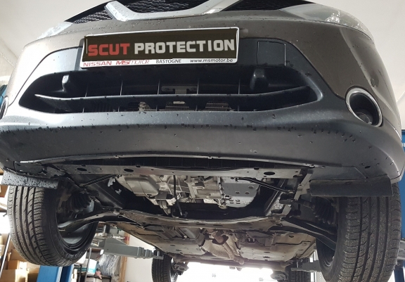 Aluminium motor, kapcsolószekrény védőlemez Nissan Qashqai J11