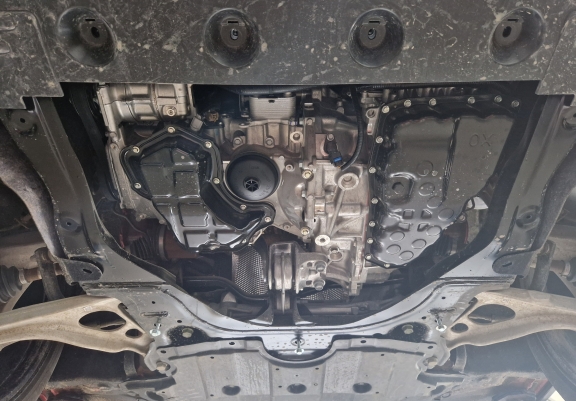 Aluminium motor, kapcsolószekrény védőlemez Renault Austral