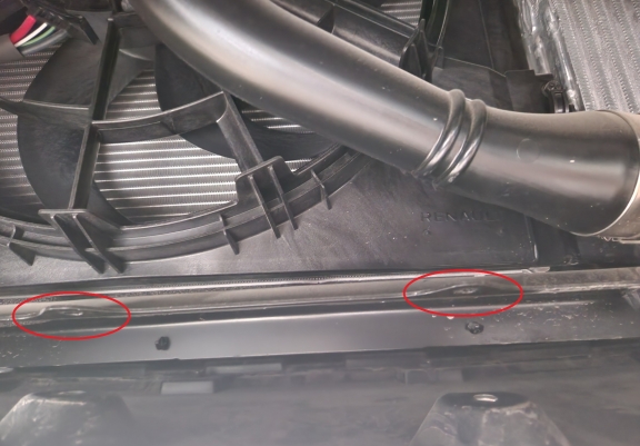 Aluminium motor, kapcsolószekrény védőlemez Renault Austral