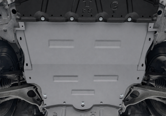 Aluminium motor, kapcsolószekrény védőlemez Renault Austral