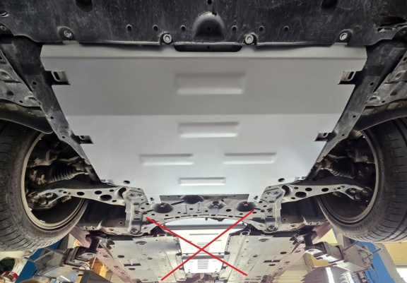 Alumínium motor, sebességváltó, hűtő, első lökhárító védőlemez Toyota Prius