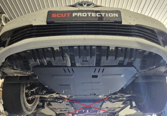 Acél motor, kapcsolószekrény védőlemez Toyota Verso