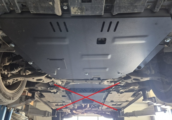 Acél motor, kapcsolószekrény védőlemez Toyota Verso