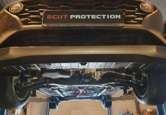 Acél motor, kapcsolószekrény védőlemez Hyundai Solaris
