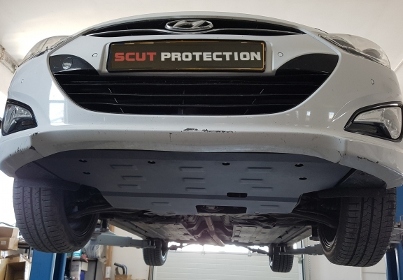 Acél motor, kapcsolószekrény védőlemez Hyundai i40