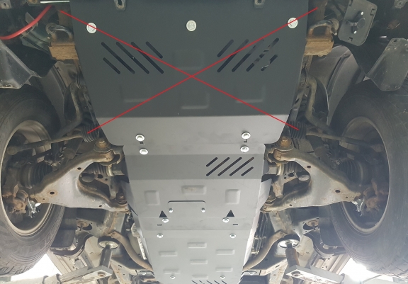 Acél kapcsolószekrény védőlemez Lexus GX