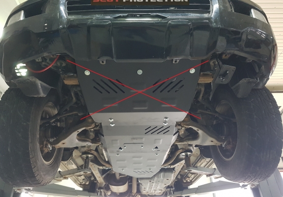 Acél kapcsolószekrény védőlemez Lexus GX