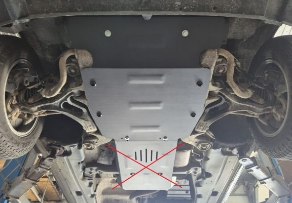 Motor, karter- védő acéllemez Porsche Cayenne