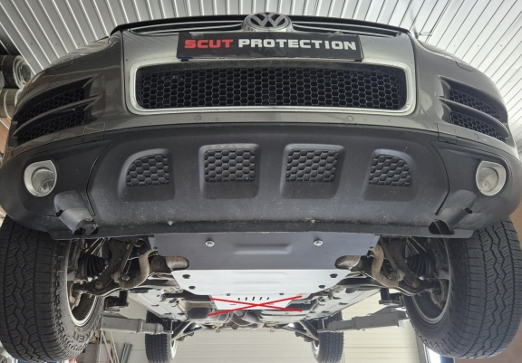 Motor, karter- védő acéllemez Porsche Cayenne