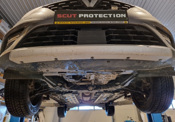 Acél motor, kapcsolószekrény védőlemez Renault Clio 6