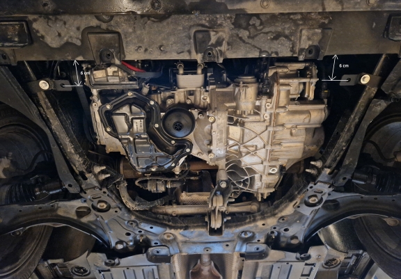 Acél motor, kapcsolószekrény védőlemez Renault Clio 6