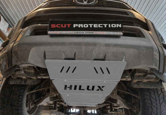 Alumínium hűtő védőlemez Toyota Hilux Invincible