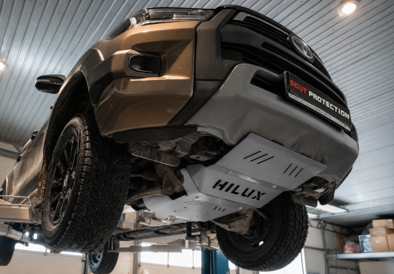 Alumínium hűtő védőlemez Toyota Hilux Invincible