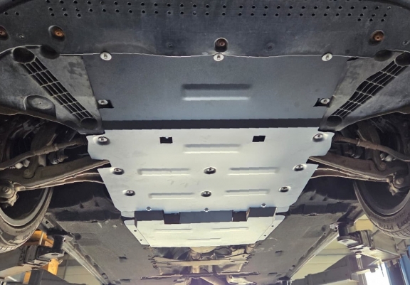 Acél motor, hűtő védőlemez Audi A6