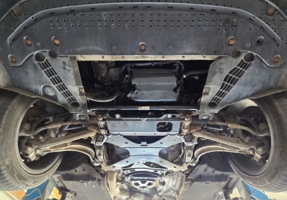 Acél kapcsolószekrény védőlemez Audi A7
