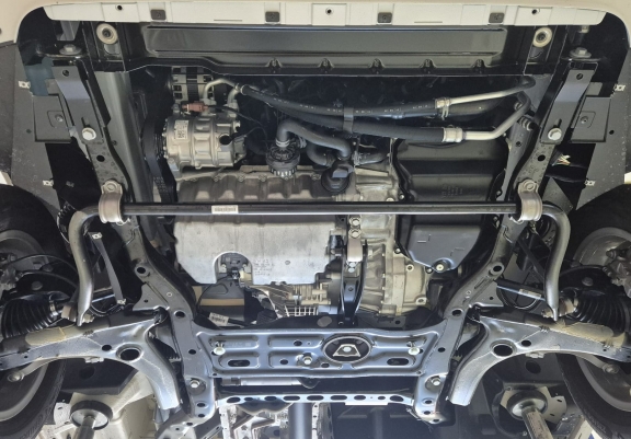 Acél motor, kapcsolószekrény, hűtő védőlemez Man Tge