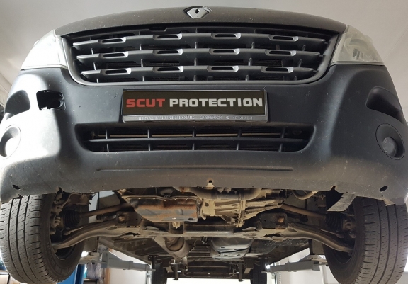 Aluminium motor, kapcsolószekrény védőlemez Renault Master