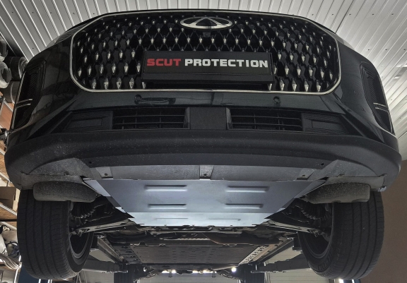 Acél motor, hűtő védőlemez Chery Tiggo 9