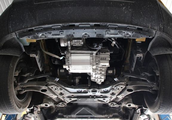 Acél motor, hűtő védőlemez KGM Torres EV 