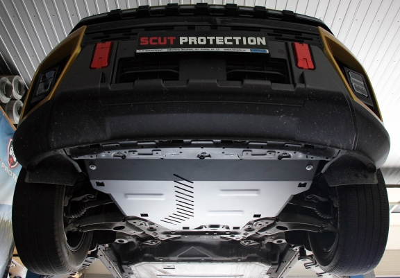 Acél motor, hűtő védőlemez KGM Torres EV 