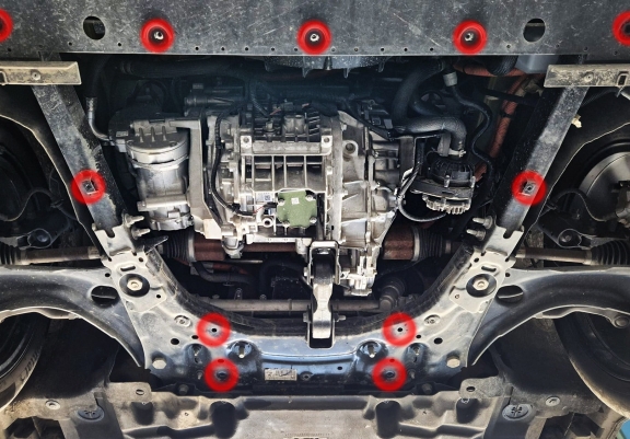 Motor, karter- védő acéllemez Renault 4 E-Tech