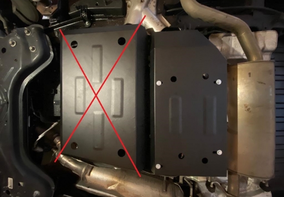 Acél AdBlue tartályvédő lemez Toyota Proace Max